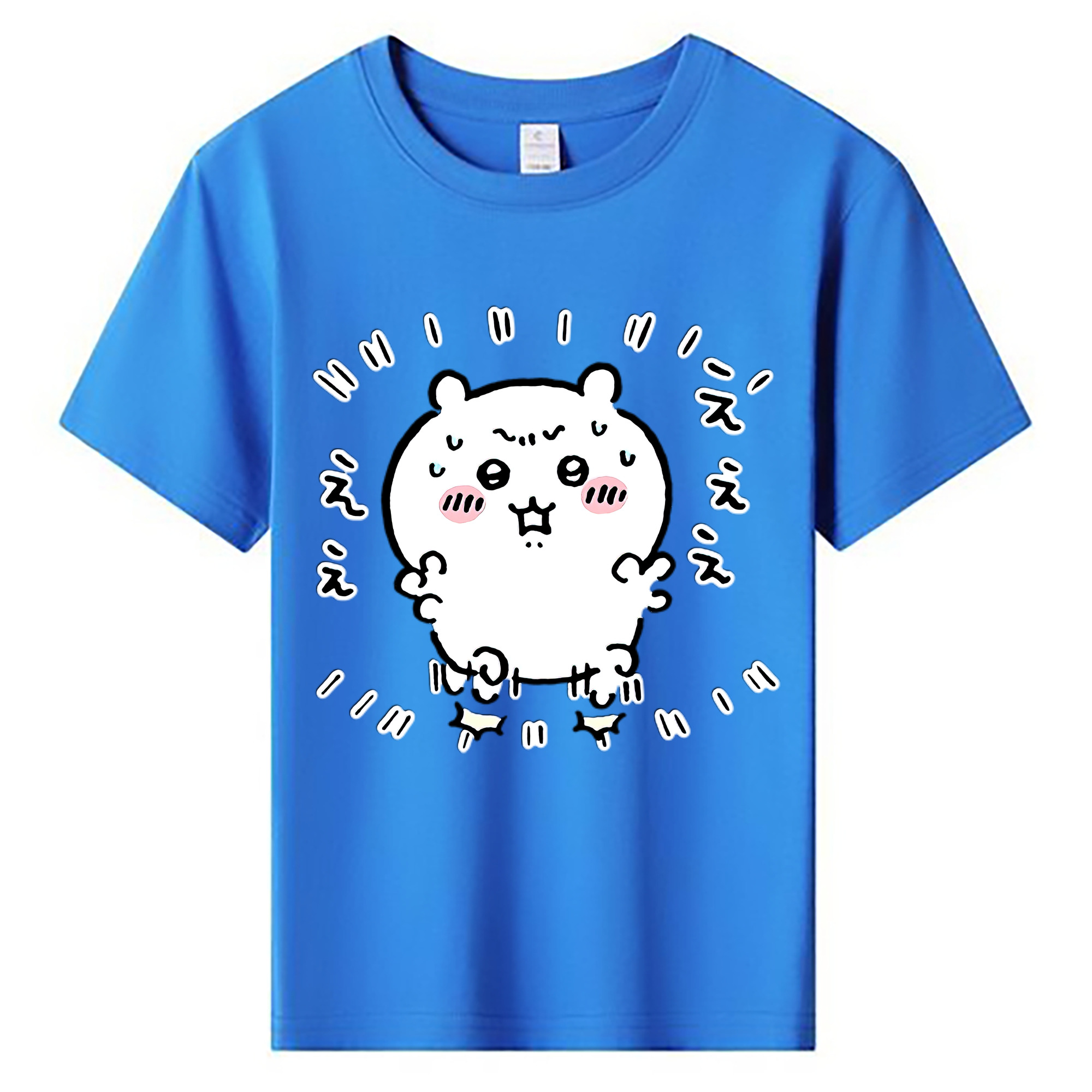 （画像用） ちいかわ ちいかわ Chii-kawa chiikawa 綿100％キッズTシャツ（フロントプリント）